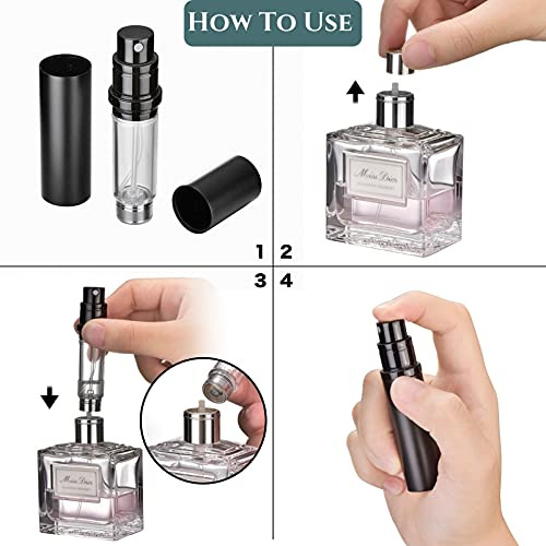 Mini Atomizador De Perfume Portátil Recargable Brarios Para