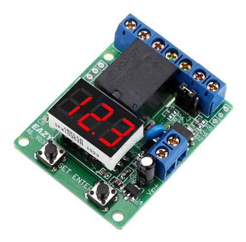 Modulo Control Carga Y Descarga  Dc 12v Relay Timer Bateria