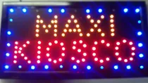 Comprar Cartel Led Maxi-kiosco Abierto Kiosco O La Q`quiera A Pedido
