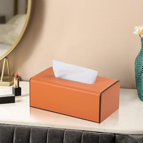 Cubierta De Caja De Pañuelos Rectangular, Soporte De Pañuelo