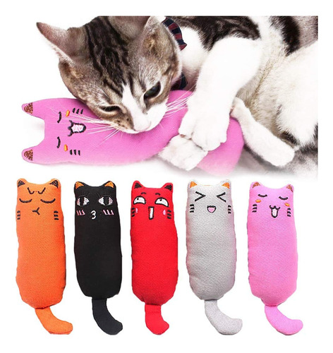 Legendog 5pcs Catnip Toy, Cat Chew Toy Mordedura Resistente