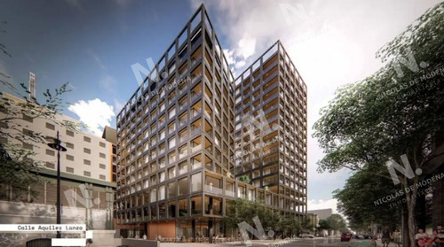 Imagen 2 de 10 de Brusco, Proyecto En Zona Centro, Apartamento De 2 Dormitorios En Piso Alto - Montevideo Centro Montevideo