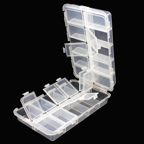 Caja De Aparejos De Pesca Plegable Con 20 Compartimentos
