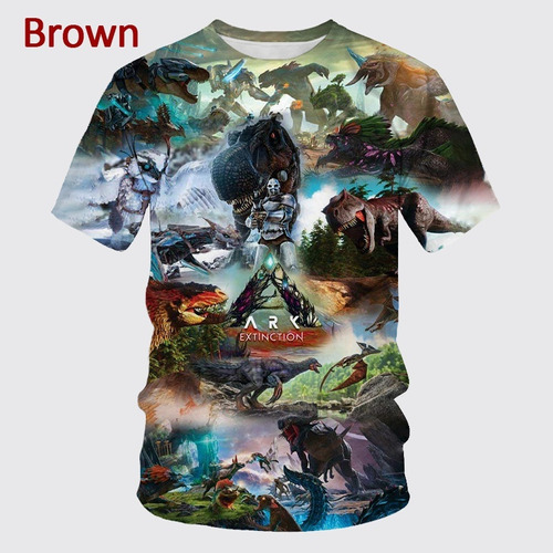 Camiseta Del Juego De Acción Y Aventura Ark Survival Evolved