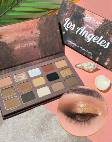 Paleta 15 Sombras Ojos Tonos Calidos Los Angeles Sheglam Tierra