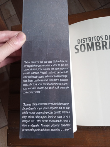 Livro Distrito Das Sombras - Danilo Umeda