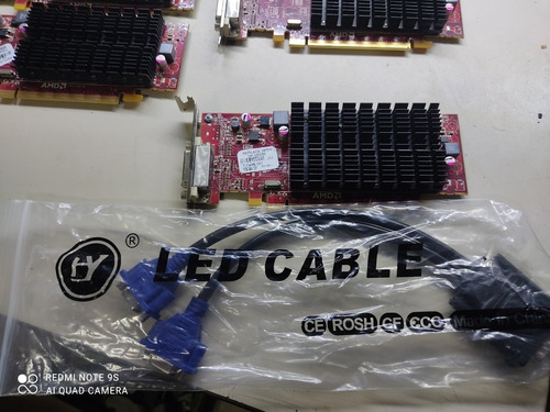 Tarjeta Video Low Profile Amd Firepro 2270 512mb Ddr3 2 Vga (Usado)