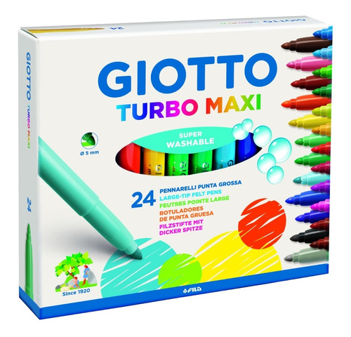 Marcador Grueso Giotto Turbo X 24