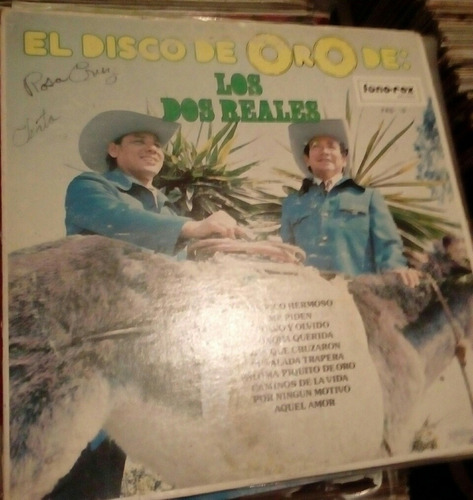 Lp Los Dos Reales, El Disco De Oro,