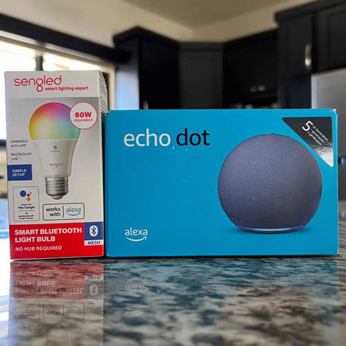 Alexa Echo Dot 5ta Generación Con Foco Inteligente Gratis