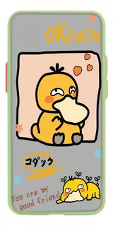 Para iPhone Okemon Yellow Duck Skin Fell Funda De Teléfono D