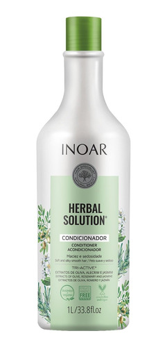 Inoar Herbal Solution - Condicionador 1000ml Beleza Na Web