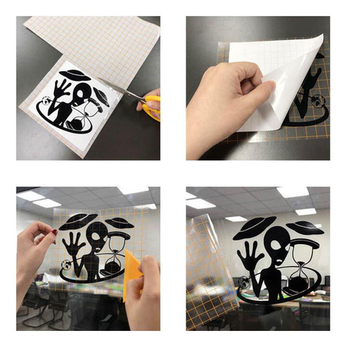 Cinta De Transferencia De Vinilo Autoadhesiva De 12 X 60 ,