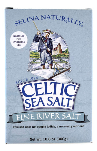 Celtic Sea Salt Sal Molida Fina De 10.6 Onzas (10.58 Oz)  G