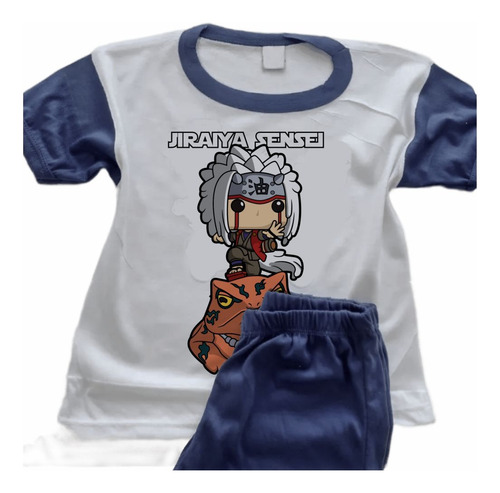 Pijama Infantil Manga Larga Sublimada Estampada Animé - 7650