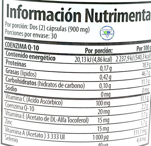 Solanum Vitaminas Y Minerales Coq-10 C/60caps De 450mg