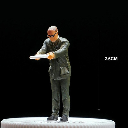 2 Figuras En Miniatura 1:64 Escena En Miniatura Para