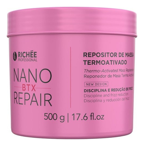 Richée Nanobtx Repair Repositor De Massa 500g