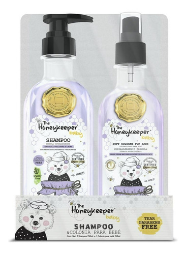 Honeykeeper Kit Shampoo+ Colonia Para Bebe 