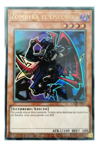 Zombyra El Oscuro Lost Art Lart Yu-gi-oh! Original Konami 