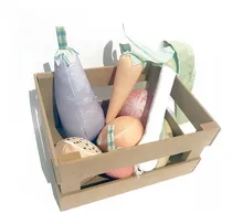 Comprar Cajon De Frutas Y Verduras Comida De Tela Para Jugar