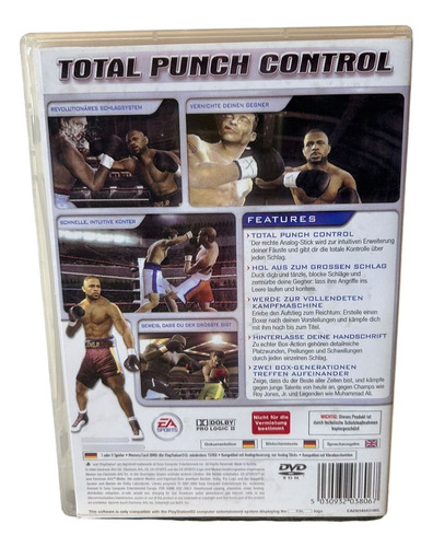 Fight Night Round 2 Ps2 Capa+pôster+disco Play 2
