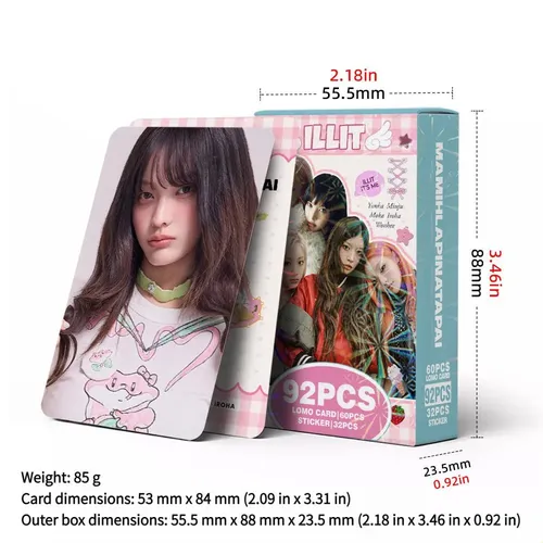 Yyzj K-pop Conjunto Lomo De Cartão Fotográfico L Illit L