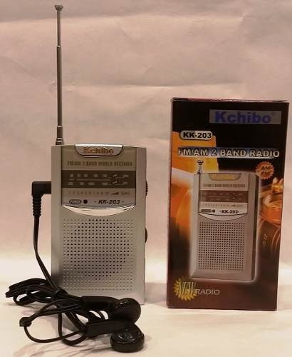 Radio Portatil Am/fm Kchibo Kk-203