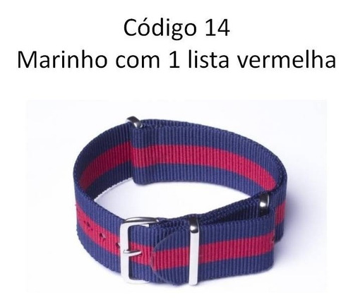 Pulseira Nylon Nato Todas As Cores + Brinde Anúncio 2 / 8