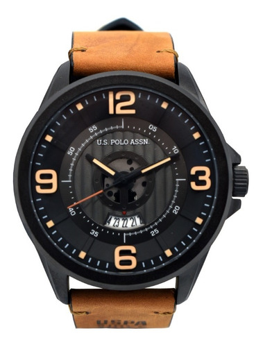 Reloj U.s. Polo Assn. Para Caballero Uscwm-48-0059 Café