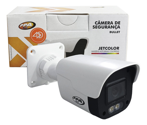 Câmera Bullet Ppa Citrox 4x1 2mp Fullhd Colorvu Fullcolor Cor Branco