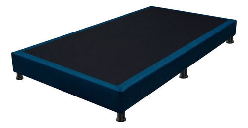 Base Cama Entera Doble 140 Cm X 190 Cm Color Azul