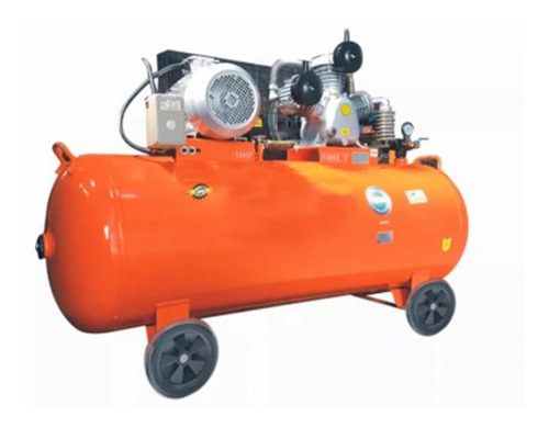 Compresor De Aire 10hp 500lts A Correa Lc-10500 Lusqtoff