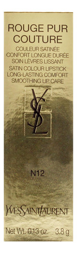 Labial Yves Saint Laurent Rouge Pure Couture Satin N12 Nude N12 Instinto Nude