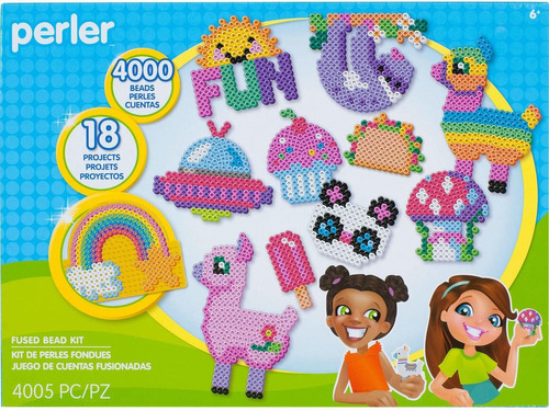 Perler Summer Fun Deluxe Kit Cuenta Estuche 4000