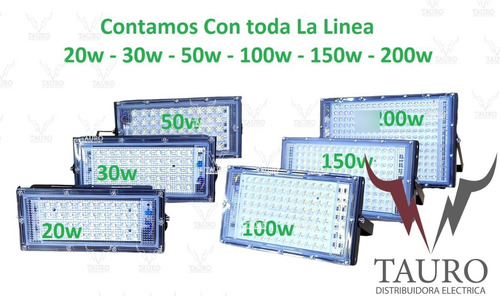 Imagen 2 de 6 de Reflector Led 200w Lupas 2000w Alta Potencia Exterior