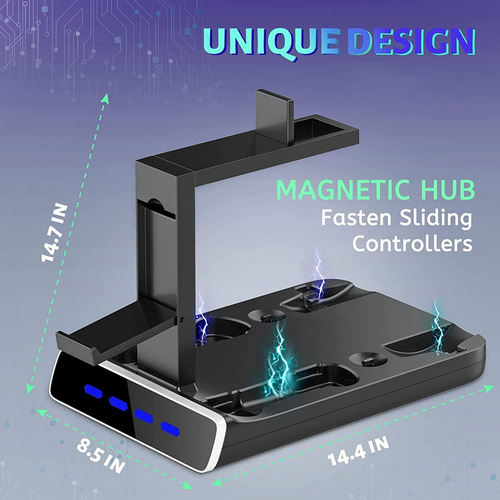 Base De Carga Con Luz For Controlador Ps5/ps Vr2