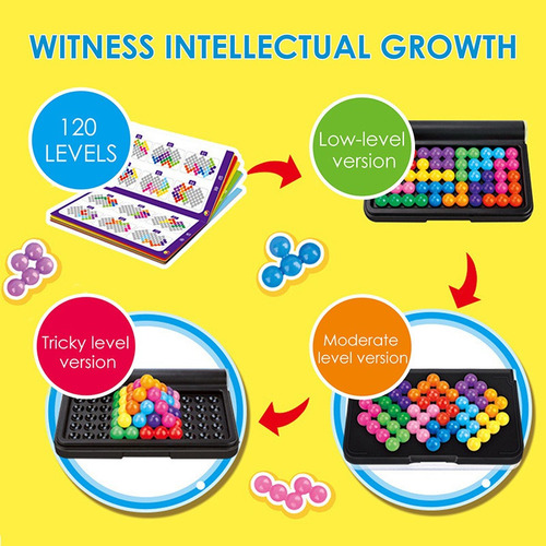 2d Y 3d 120 Desafíos Iq Puzzler Pro Un Juego De Viaje Para
