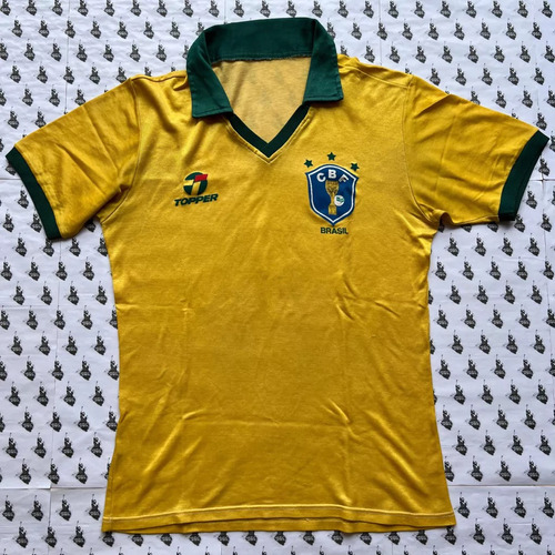Camiseta Brasil Titular 1986