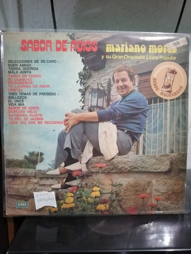 Disco De Vinilo Sabor De Adiós Mariano Mores (174) (Usado)