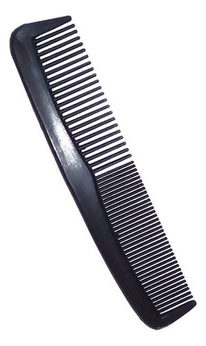 02 Pente Plástico Rígido De Bolso - Preto - Pequeno 12cm