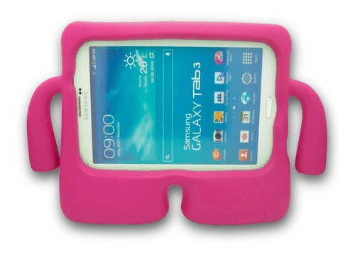 Funda Silicón Samsung Tab E T113 Bracitos Niños Uso Rudo