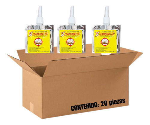 Insecticida En Gel Para Cucarachas Xterminator 90gr Caja 20p