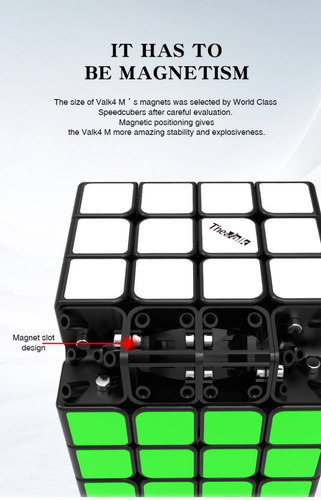 Qiyi Valk 4x4x4 Cube Strong Magnetic Cubo Magico De Rubik