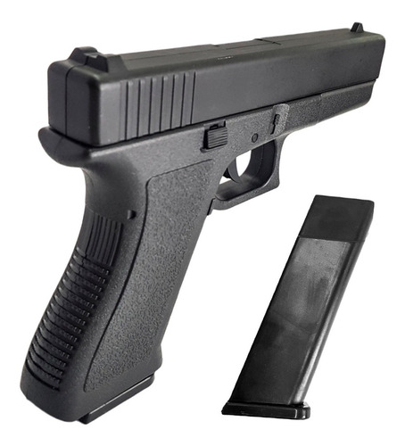 Imagen 4 de 9 de Pistola Airsoft Glock 17 Black 6 Mm Replica Resorte