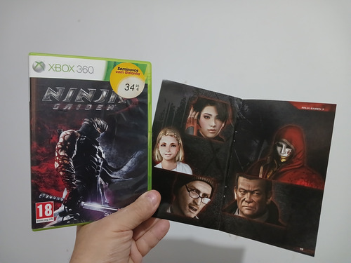 Jogo Xbox 360 Ninja Gaiden 3 Original Europeu Sistema Pal (Usado)