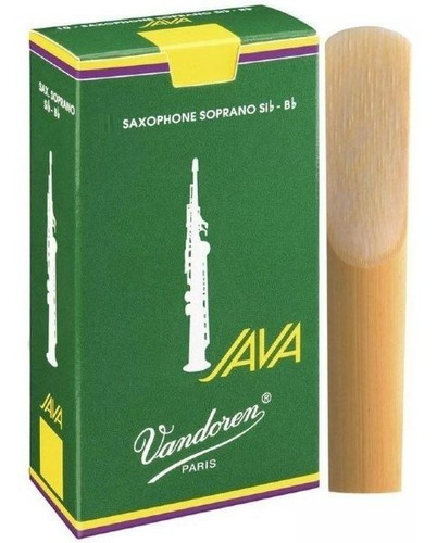 Kit 5 Palheta Vandoren Java Sax Soprano - N° 2 Até 3,5