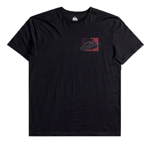 Remera Quiksilver Lifestyle Hombre International Negro Cli