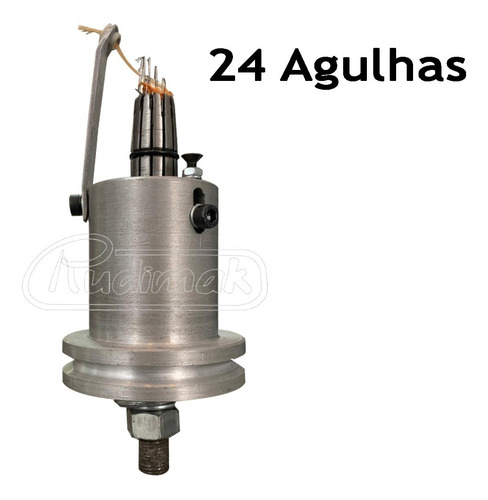 Imagem 2 de 7 de Maquina Traçadeira 24 Agulhas Para Fazer Crachá Cordão