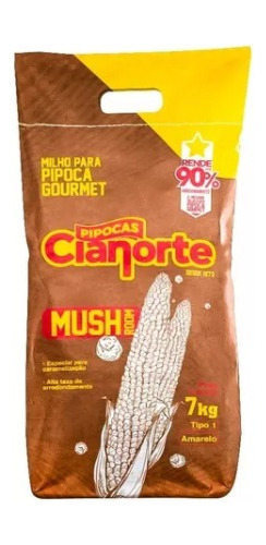 Milho Para Pipocas Gourmet Tipo Mushroom Cianorte 7kg